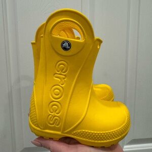 Toddler CROCS size 6 Rain Boots